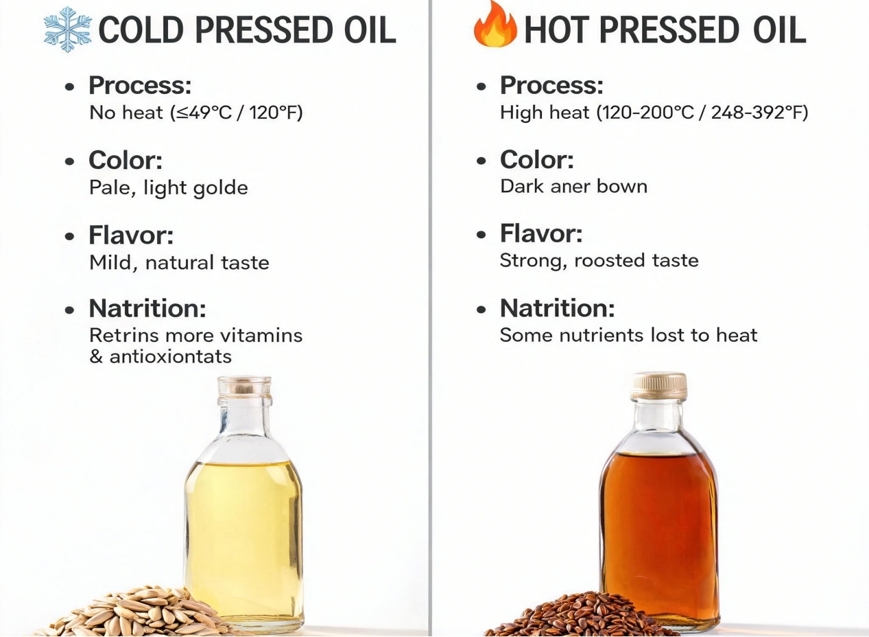 Pressage à froid ou pressage à chaud : comment ces deux procédés influencent-ils votre projet de production d&rsquo;huile ?