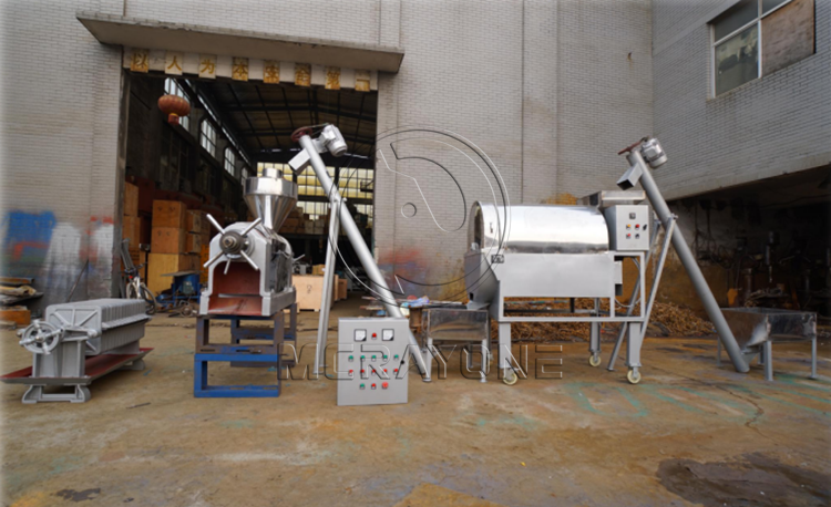 Ligne de production de pressage et de raffinage de l&rsquo;huile de ricin