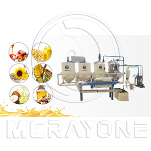 Machine de raffinage d’huile de tournesol