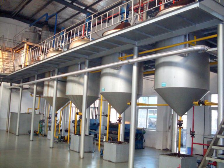 Usine de raffinage d’huile de tournesol industrielle